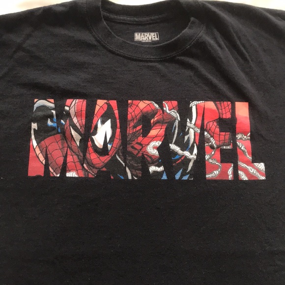 Marvel Spider Man Tee Black - Picture 2 of 3